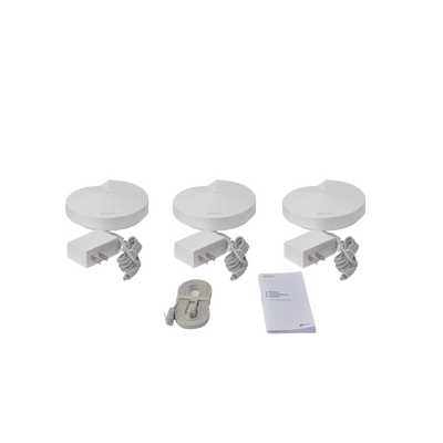 KIT DE 3 REPETIDORES INALÁMBRICOS MESH / INTERIOR / DOBLE BANDA WI-FI 5 / AC1300 MBPS / 2 PUERTO GIGABIT WAN/LAN / LA APP DECO (IOS, ANDROID) / PROTECCIÓN HOMECARE.