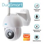 Cámara WiFi PT Exterior 360° DuoSmart E70 | Seguridad Inteligente con Movimiento Automático y Alertas en Tiempo Real