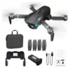 DRONE CON CÁMARA 6K, 4 ROTORES, NEGRO, HASTA 3000 METROS,  BINDEN GD93 PRO.  ENVÍO GRATIS!