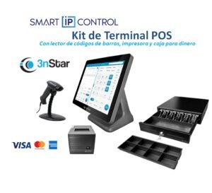 KIT TERMINAL PUNTO DE VENTA (POS), DE 15", MARCA 3nStar. INCLUYE LECTOR DE CÓDIGOS DE BARRAS, IMPRESORA Y CAJA PARA DINERO. ENVIO EN TODO MÉXICO!