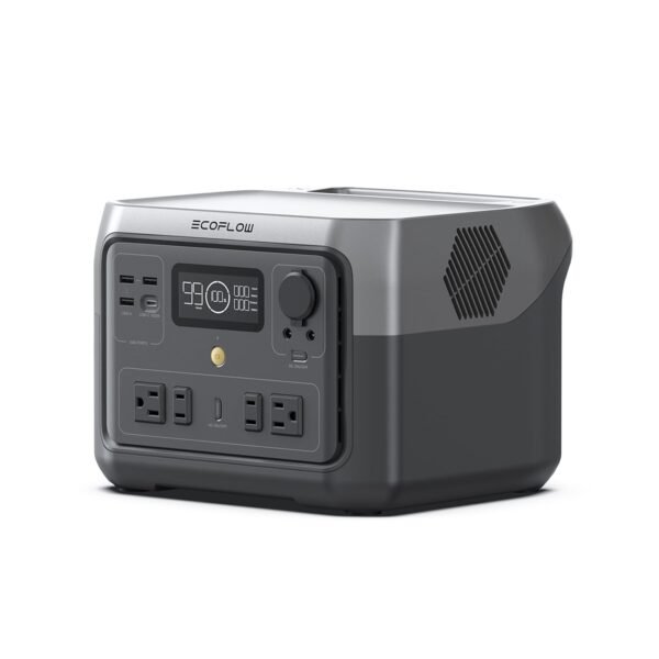 ESTACIÓN DE CARGA DE 500W, 512WH, ECOFLOW, RIVER 2 MAX.