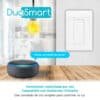 SWITCH APAGADOR WIFI 2.4 GHZ DE 1 UNIDAD, COMPATIBLE CON ALEXA Y GOOGLE HOME, DUOSMART, A10.