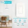 SWITCH APAGADOR CON REGULADOR DE INTENSIDAD WIFI 2.4 GHZ DIMMER, COMPATIBLE CON ALEXA Y GOOGLE HOME, DUOSMART, A50.