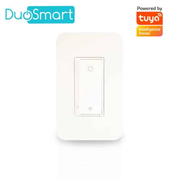 SWITCH APAGADOR CON REGULADOR DE INTENSIDAD WIFI 2.4 GHZ DIMMER, COMPATIBLE CON ALEXA Y GOOGLE HOME, DUOSMART, A50.