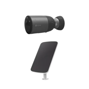 CÁMARA WIFI BULLET CON BATERÍA RECARGABLE, MEMORIA INTERNA DE 32 GB Y PANEL SOLAR, EZVIZ, CS-BC1C/K.