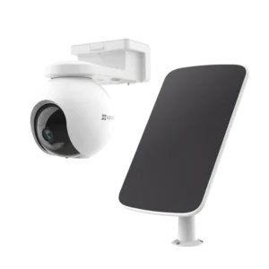 CÁMARA WIFI PT CON BATERÍA RECARGABLE Y PANEL SOLAR, MEMORIA INTERNA DE 32 GB, EZVIZ, CS-HB8/K.
