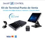 KIT TERMINAL PUNTO DE VENTA (POS), DE 15", MARCA EC Line. ENVÍO GRATIS!