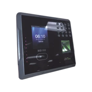 CONTROL DE ASISTENCIA CON LECTOR DE RECONOCIMIENTO FACIAL, TARJETA Y HUELLA DIGITAL,  ZKTECO, MB160ID.