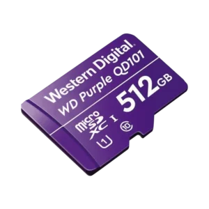 TARJETA MICROSD DE 512GB, SERIE WD PURPLE, WD512MSD CLASE 10.