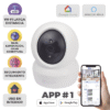 CÁMARA IP PT 2 MEGAPÍXEL / WI-FI / SEGUIMIENTO INTELIGENTE / AUDIO DE DOS VÍAS / NOTIFICACIÓN PUSH / USO EN INTERIOR.