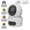 Cámara WiFi PT EZVIZ CS-H7C Doble Lente | Seguimiento Inteligente y Audio Bidireccional para Hogar y Oficina