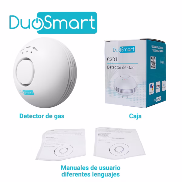DETECTOR DE GAS RF SERIE C DUOSMART CGD1 **COMPATIBLE CON PANEL B20 y C20