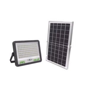 REFLECTOR DE 100 W CON PANEL SOLAR / BATERÍA 3.2 V CD / T.C.C. 6 500 K / IP65.