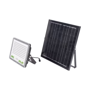 REFLECTOR DE 200 W CON PANEL SOLAR / BATERÍA 3.2 V CD / T.C.C. 6 500 K / IP65.